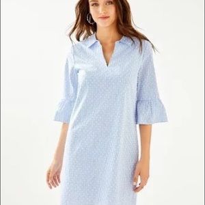 3/4 sleeve length Lilly Pulitzer dress size 10. Good condition